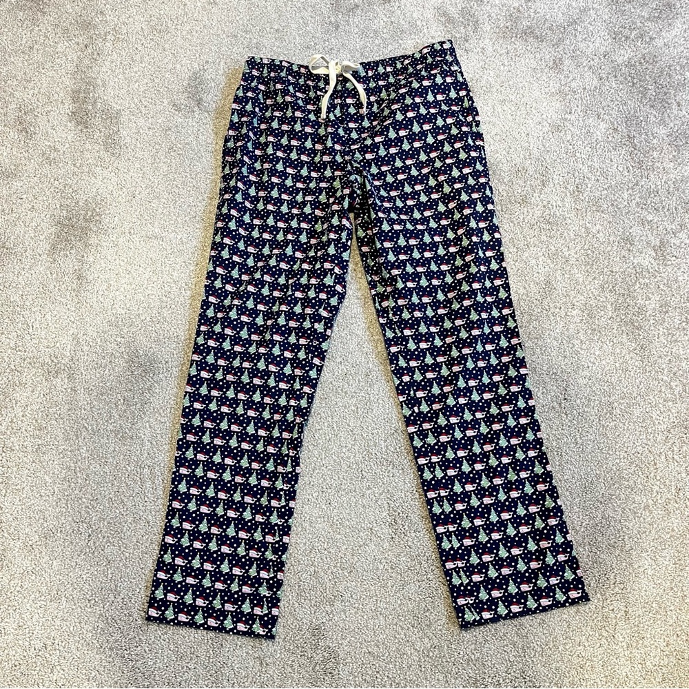 Vineyard Vines Santa Whales & Trees Lounge Pants small